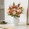 Artificial Flower Lavender Ball Chrysanthemum Combination Brial Bouquet Home Room Table Decora Wedding Valentine's Day DIY Gift