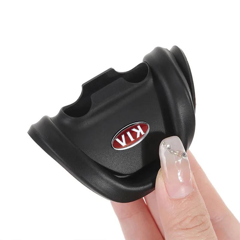 2026 Hot Car Sticker 4Pcs Car Door Groove Cushion Silicone Gel Anti-Collision Protective Cover For KIA Rio Ceed Sportage Cerato