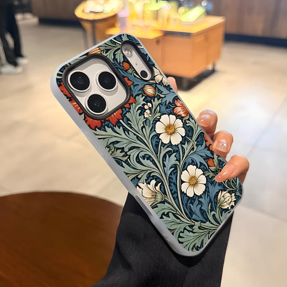 Чехол для телефона William Morris Thief Design для iPhone 17 Air 16 E 15 14 Plus 13 12 11 Pro Max Желейный 2-в-1 Защитный чехол