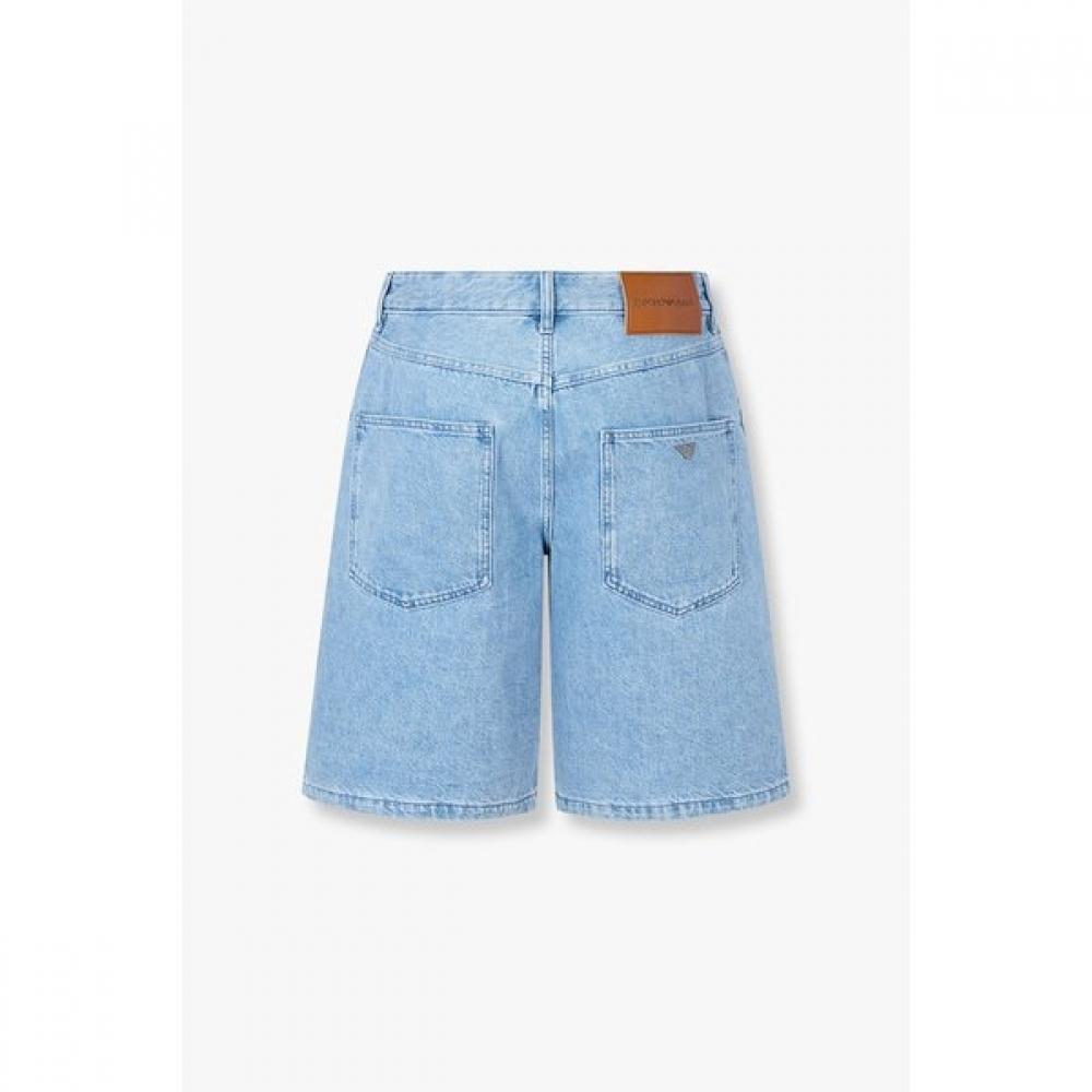 Emporio Armani 25S S Men S waShed Denim Bermuda ShortS  A515106031 