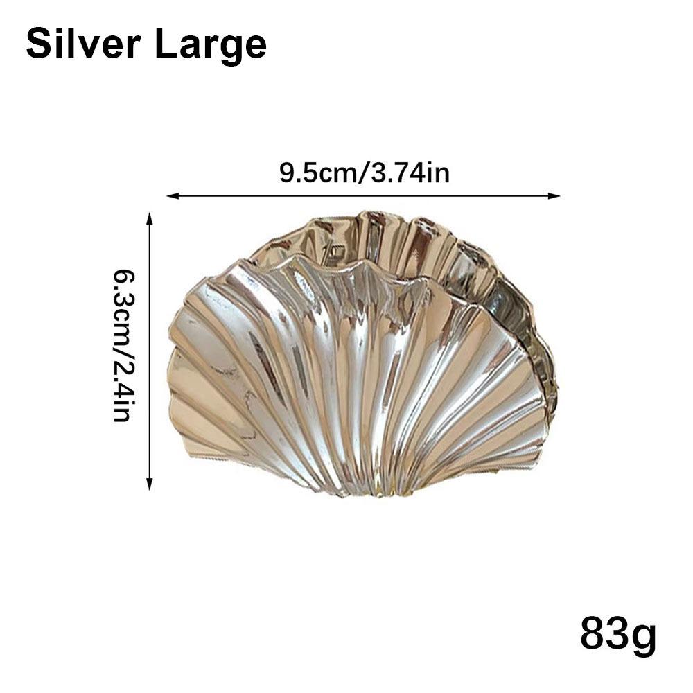 

1Pcs Punk Hair Claw Clip Metal Barrettes Hairpin New Headwear Hair Accessories Silver Large