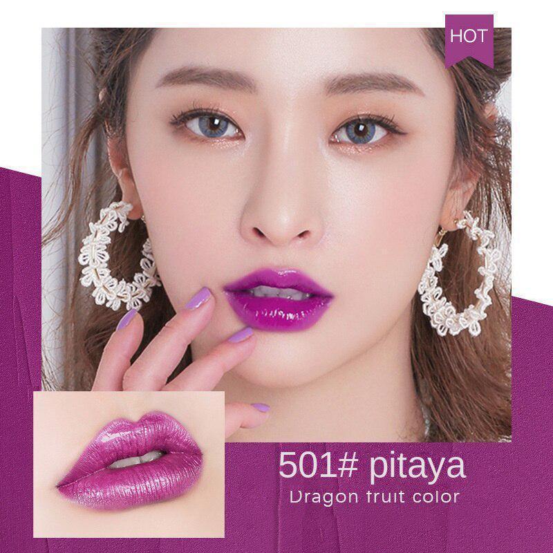 

Перламутрова губна помада, антипригарна чашка, зволожуючі водостійкі губні помади, фіолетовий блиск для губ для жінок.