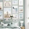 Nordic Posters Reed Dandelion Dolphin Sea Beach Flower Wall Art Canvas Painting And Prints Wall Pictures For Living Room Decor