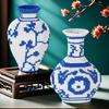 Kreative chinesische blaue und weiße Porzellanvase Baustein Ziegel Pädagogische Vase Ornamente Spielzeug für Mädchen Weihnachtsgeschenk