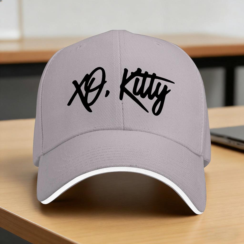 Czapka z daszkiem z logo XO Kitty yk Urocza czapka trucker Wiosna Damska Unisex Bieganie Hippie Czapki z daszkiem