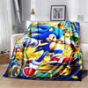 2026 New S-Sonic H-Hedgehog Flannel Blanket for Winter Warmth, Soft Sofa Cover, Bedding, Draped Blanket, Boys and Girls Gifts