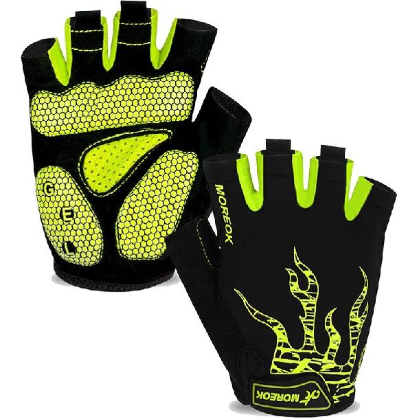 Cycling Gloves Bike Gloves for Men/Women-[5MM Gel Pad] Half Finger Bicycle Gloves for Cycling/Weight Lifting/Gym/Motorcycle/Rowing/Outdoor Sports