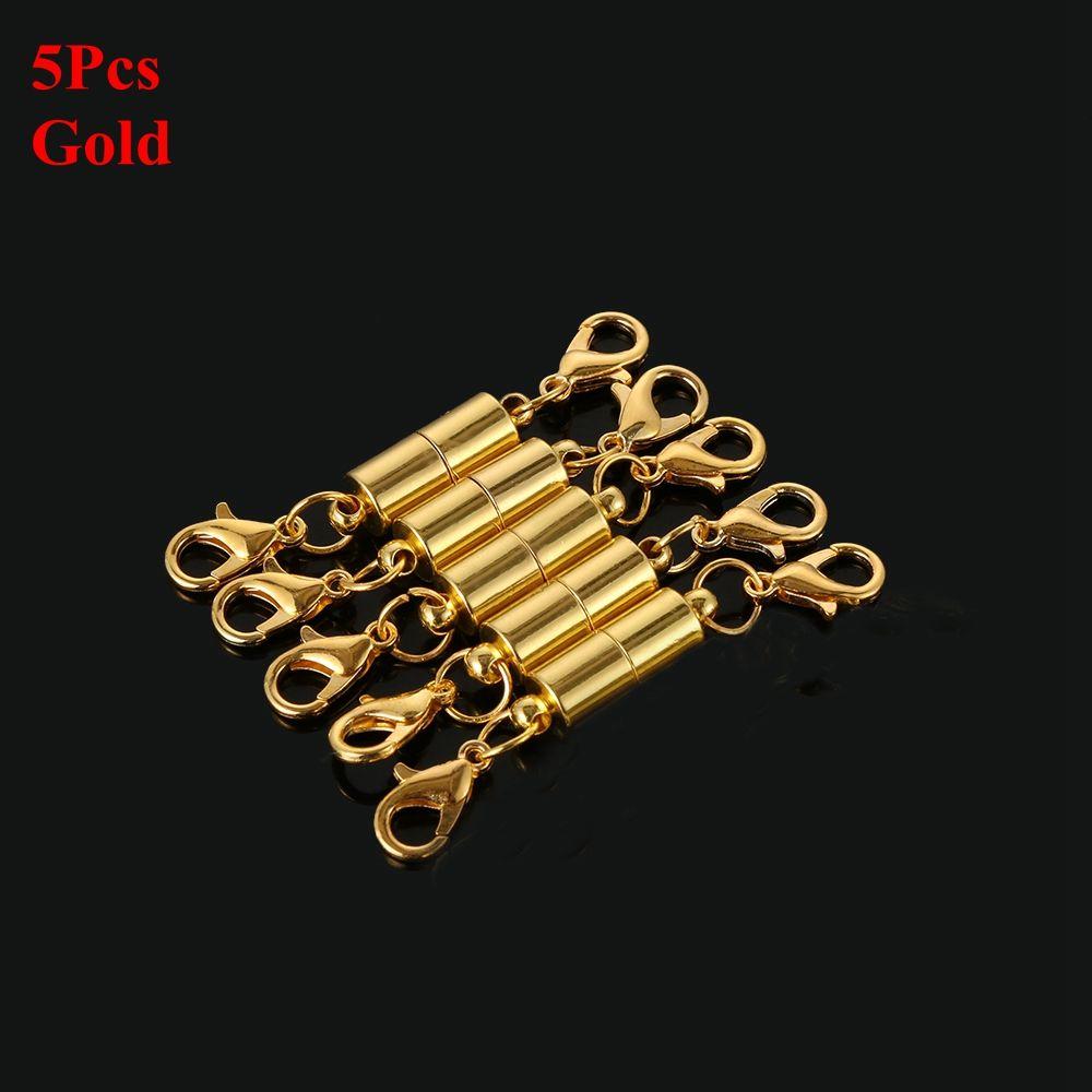 

DIY Magnetic Clasps Connector Hook Jewelry Making Supplies Necklace Bracelet Connector Buckle 5Pcs