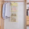 Dust-proof Multi-Layered Fabric Wall-Mounted Dormi Storage Ra Bag Hanging Organizer Closet Storage Bag for Bedroom Organization