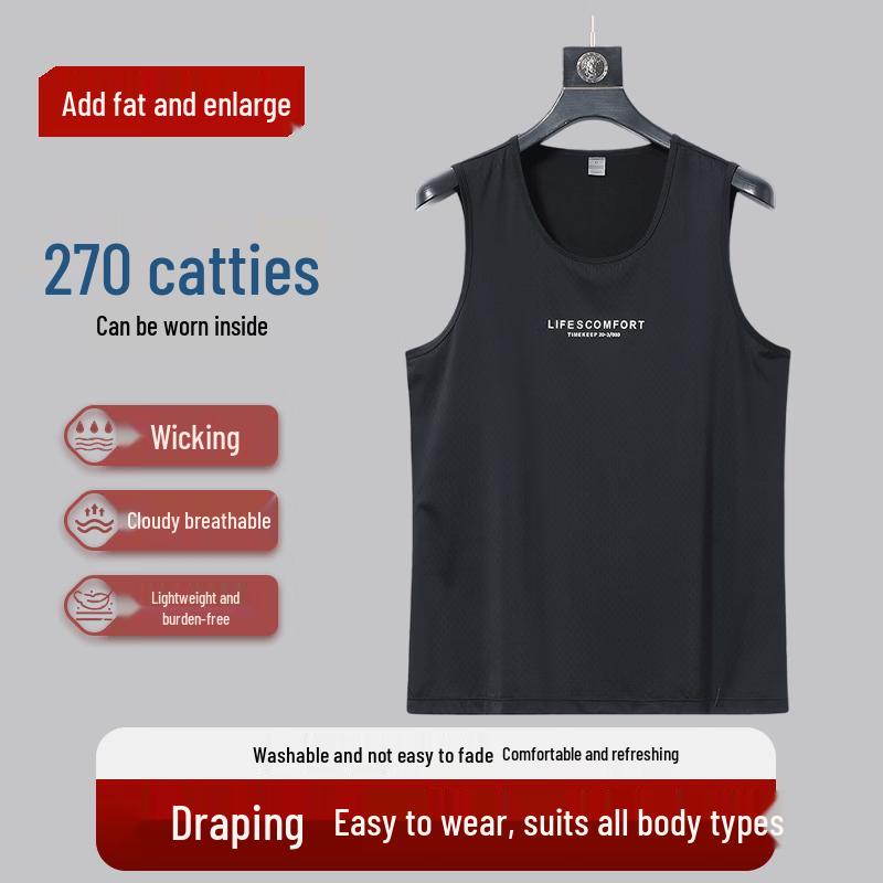 

Men s Plus Size Cooling & Breathable Sleeveless Vest 4XL
