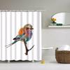 Elephant Octopus Owl Deer Horse Zebra Animals Printed Shower Curtains Bathroom Curtain With Hooks 180X180Cm