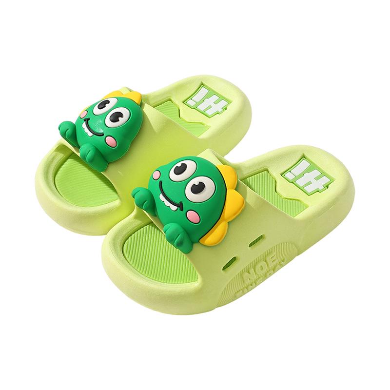 Soft Sole Kids' Cartoon Slippers: Non-Slip Bath & Home Sandals for Boys & Girls