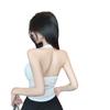 #Sommer neue reine Lust Wind schwere Industrie Nagelbohrer Nackenweste schlank und dünn Damen festes Oberteil mit Brustpolster