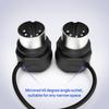 Cme Midi CabLe 4 Pack 60cm 5 Pin Din L Type pLug Midi Interface For Synthesizer 