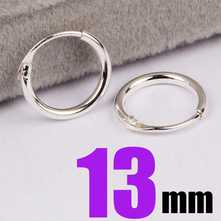 

Большие серьги-кольца из стерлингового серебра 925 пробы для женщин - простой японский и корейский стиль