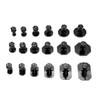 19Pcs Tool Car Body S Dent Repair Tool Bridge Pullers & 18Pcs Glues Pulling Tabs Labor Saving Tool