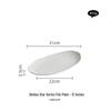 12-inch Ceramic Boat-shaped Fish Platter