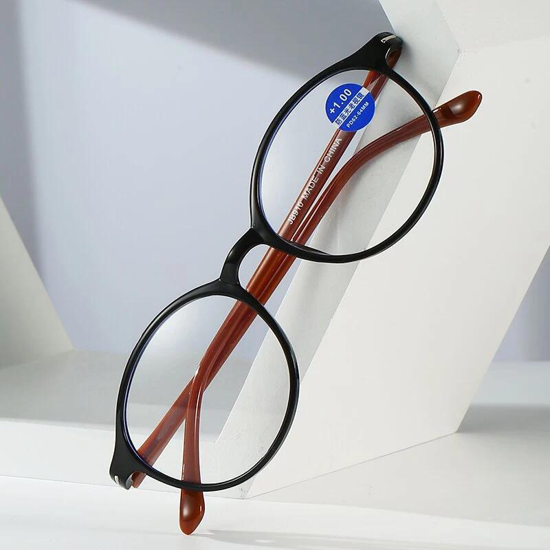Fashion Reading Glasses Men Round Anti-Blue Light Women Computer Presbyopia Hyperopia Eyeglasses+1.0+1.5+2.0+2.5+3.0+3.5+4.0