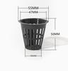 10-Pack Hydroponic Net Basket with Plastic Mesh, Nutrient Net Pot for Indoor Growing