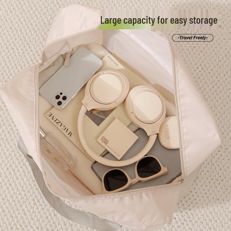 Extra Large Capacity Travel Duffel Bag with Suitcase Attachment