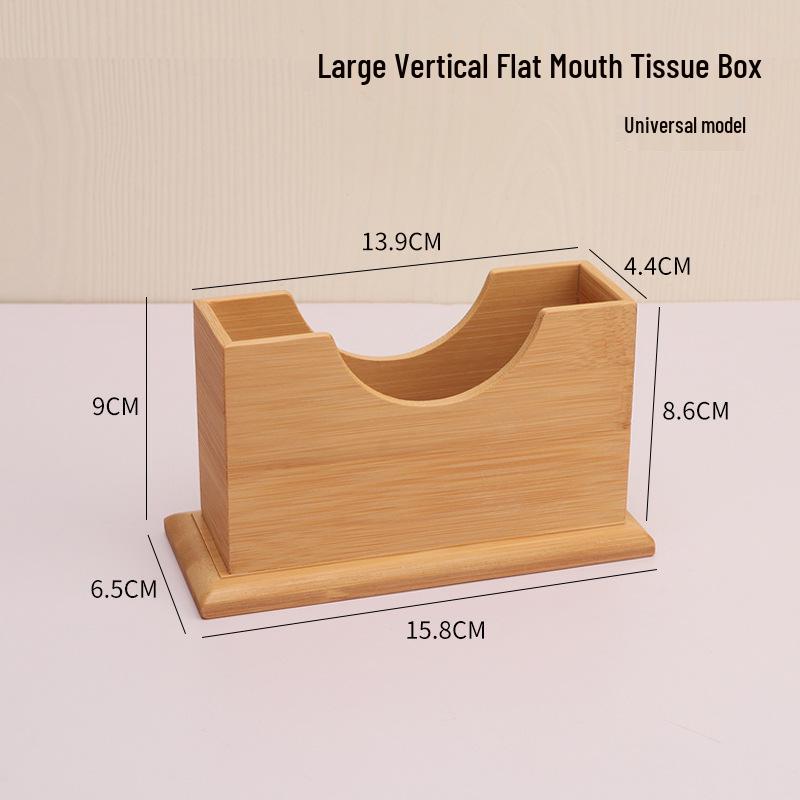 Custom Printed Wooden Napkin and Tissue Box for Restaurants and Hotels