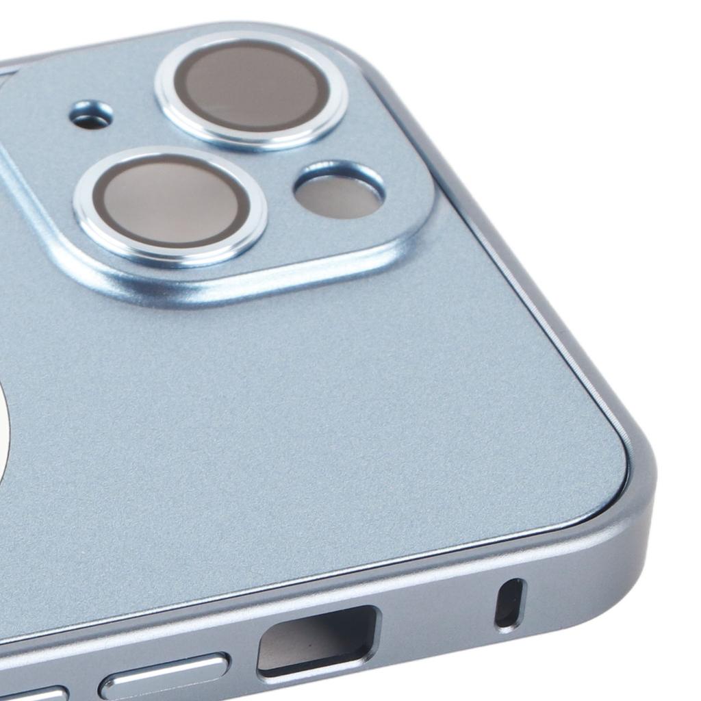 Magnetic Phone Case for IOS Phone 14 360 Degree Protection Scratch Resistant Professional Phone Cover Blue