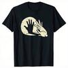 Funny Rabbit T Shirt Animal Bunny Lover Shadow Play Pun Tee Tops Round Neck Fashion Tshirt Clothing Casual Fashion T-shirts