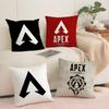 Game A-Apex Legends Cushion Cover Soft Short Plush Pillow Cover Smooth Cozy Texture Aesthetic Cushion Case Home Decor