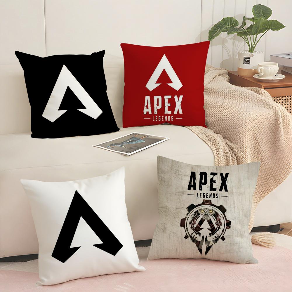 Game A-Apex Legends Cushion Cover Soft Short Plush Pillow Cover Smooth Cozy Texture Aesthetic Cushion Case Home Decor