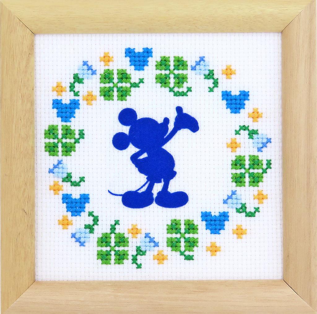 Olympus Thread 7369 Embroidery Kit Disney Mini Frame (Mickey Mouse)