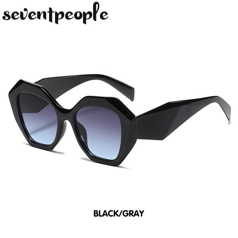 Oversized Irregular Sunglasses Women  Luxury Brand Designer Unique Polygon Sun Glasses for Men Fashion Big Frame Sunglass