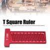Easy Writing Hole Positioning Ruler 100mm Metric Scale Measuring Tool  Carpenter Use
