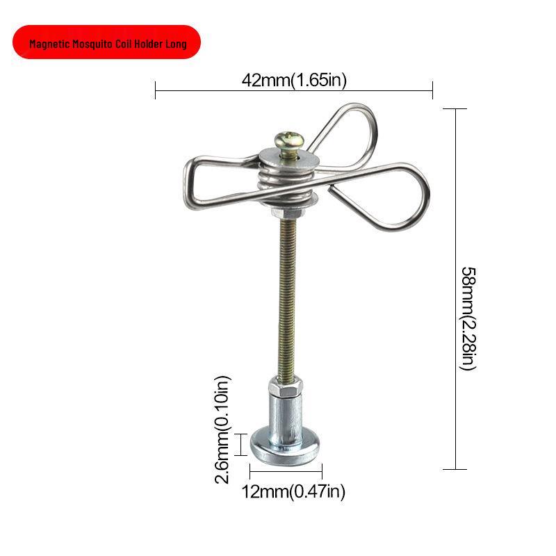 Magnetic Mosquito Coil Holder - Iron Incense Tray and Ash Tray Base