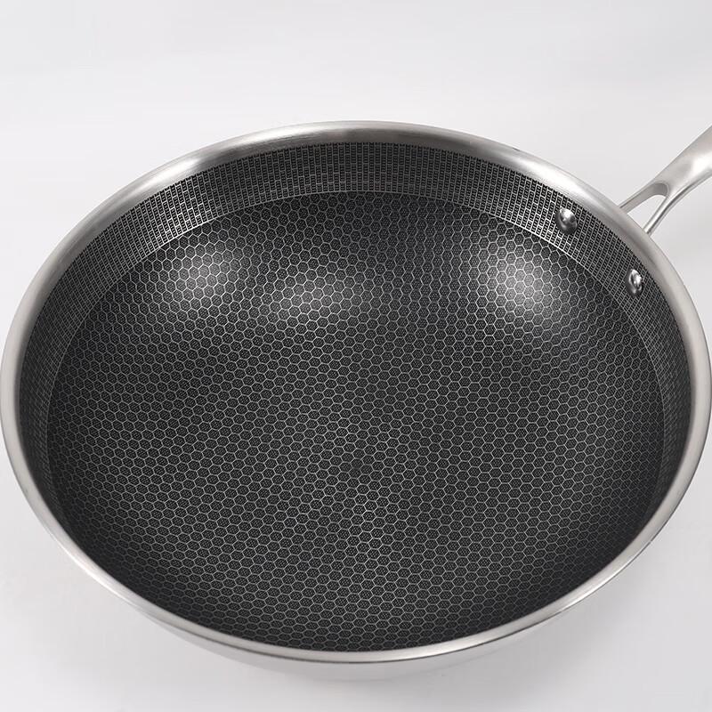 Kangbach Honeycomb 304 Stainless Steel Micro-Pressure Wok