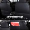 11PCS 5 Seats Car Seat Covers Automobiles Seat Covers Protector Cushion Deluxe PU Leather Front+Rear Full Set SUV Truck