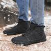 Winter Snow Boots Women's Plush Cotton Shoes Men High-top Short Boots Warm Hiking Shoes Non-slip