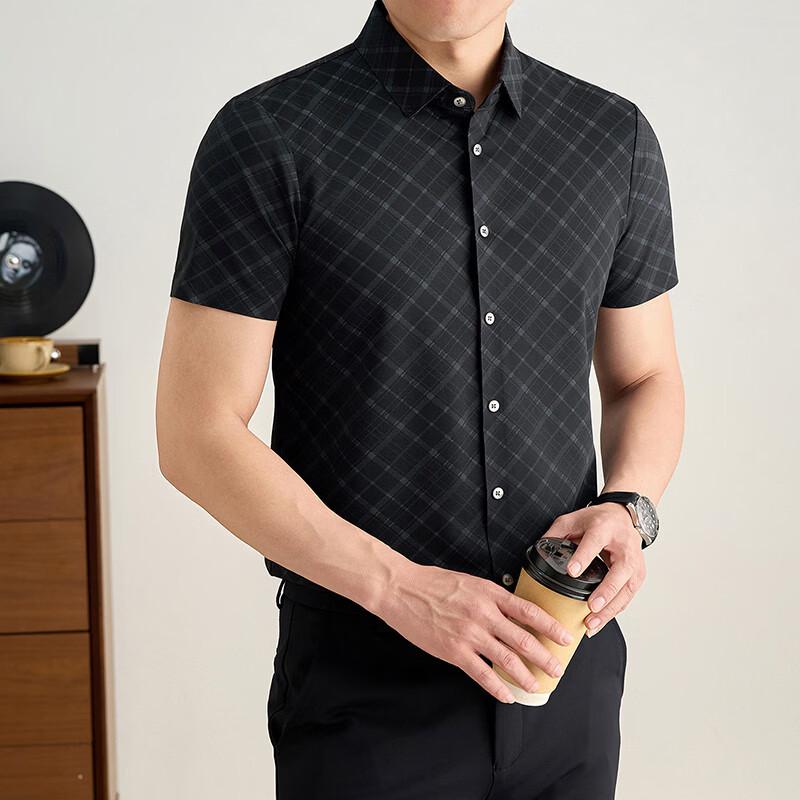 Tucano Herren Ice Silk Kurzarm Business Casual Hemd