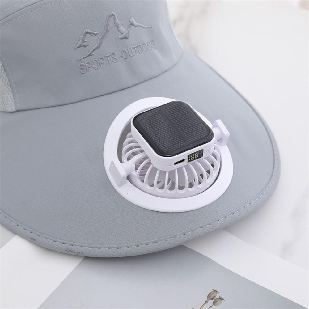 Breathable Solar Fan Hat USB Charging Sun Protection Caps Fashion Full Mesh Hats  Summer