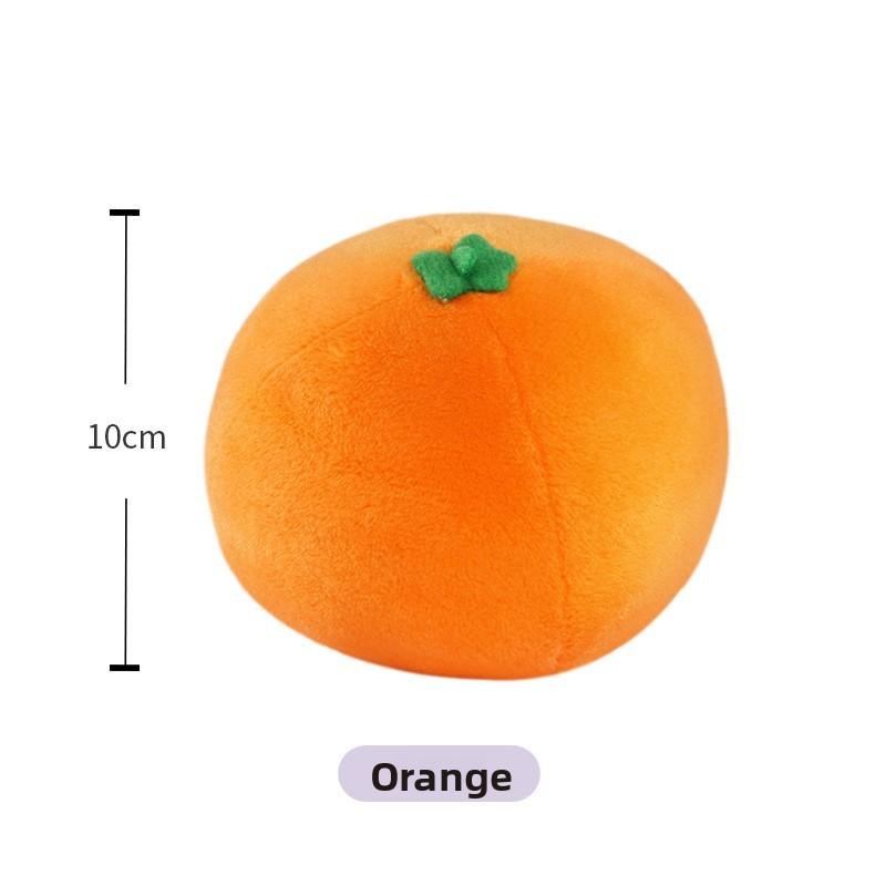 Plush Fruit Toys Set With Soft Pp Cotton For Kids Role Play And Educational Games