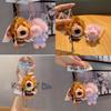 Cute Letter Embroidered Hoodie Nien Lion Plush Toy Pendant Keychain For Bags And Keys