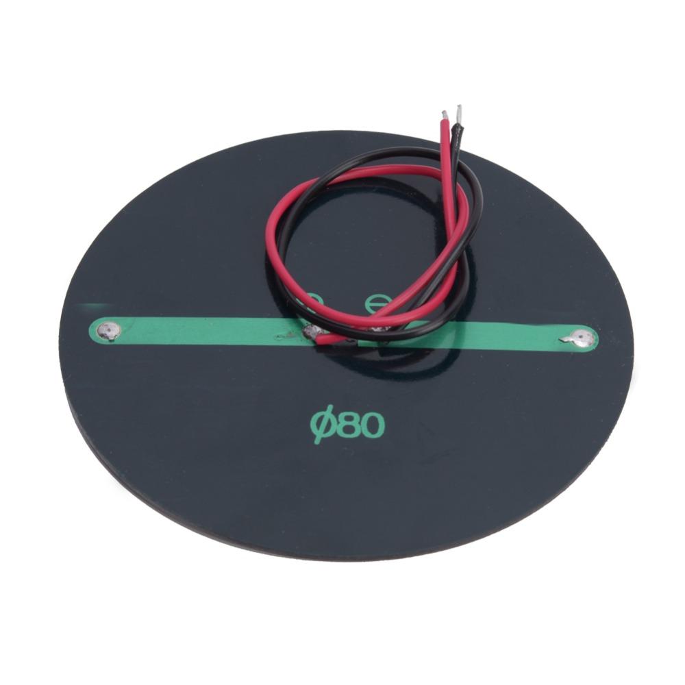 4 Pcs Durable 6V Solar Cell Panel 80MM Portable Polycrystalline Silicon Solar Solar Panel Portable Applications