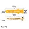 Jiweishi Plastic Expansion Wall Plugs & Screws