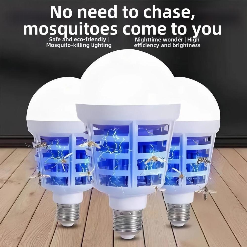 Energy Saving LED Mosquito Killer Bulb Pug-in Insect Trap Light  for Home Bedroom Garden Patio