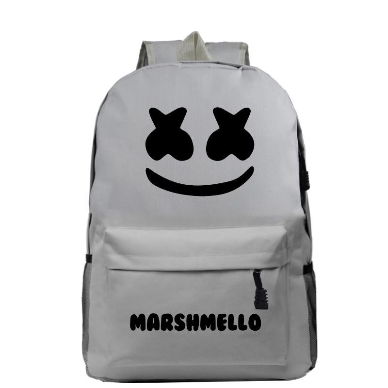 DJ Marshmello Marshmallow Backpack Influx Backpack Student Bag