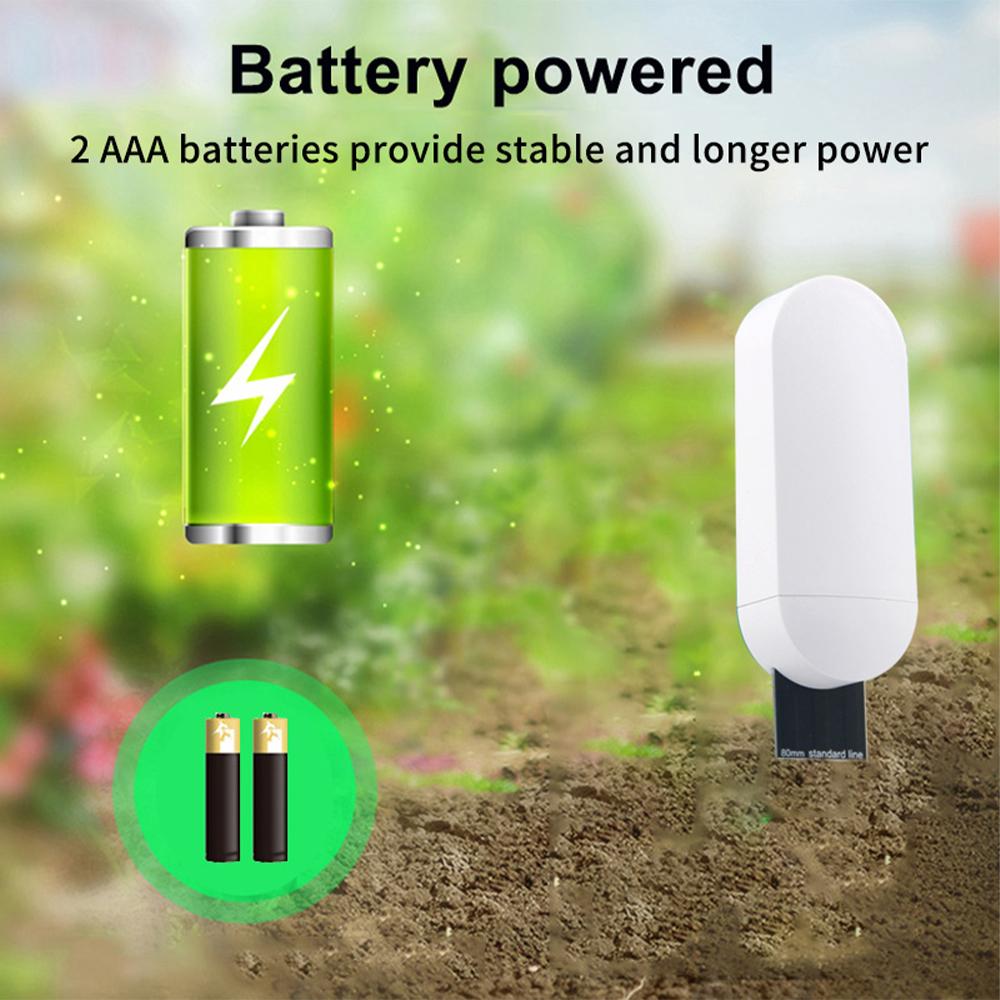 2/3/5/10pcs Zigbee Soil Moisture Sensor Smart Monitor Moisture Tester Flower Pot Soil Greenhouse Garden Planting Humidity Meter