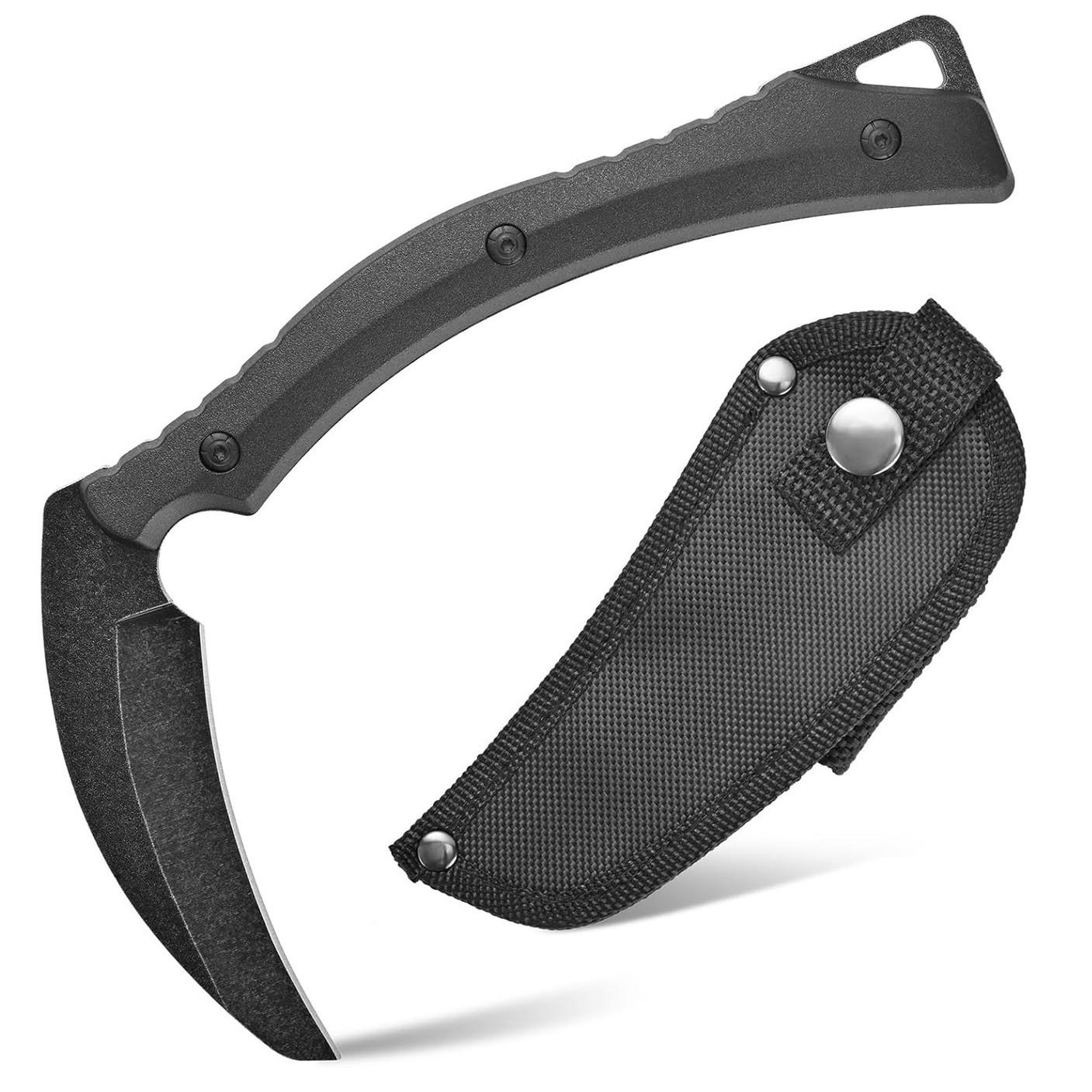 

Multi Functional Garden Tactical Sickle Convenient for Outdoor Gardening, Manual EDC Weeding Tool High-quality