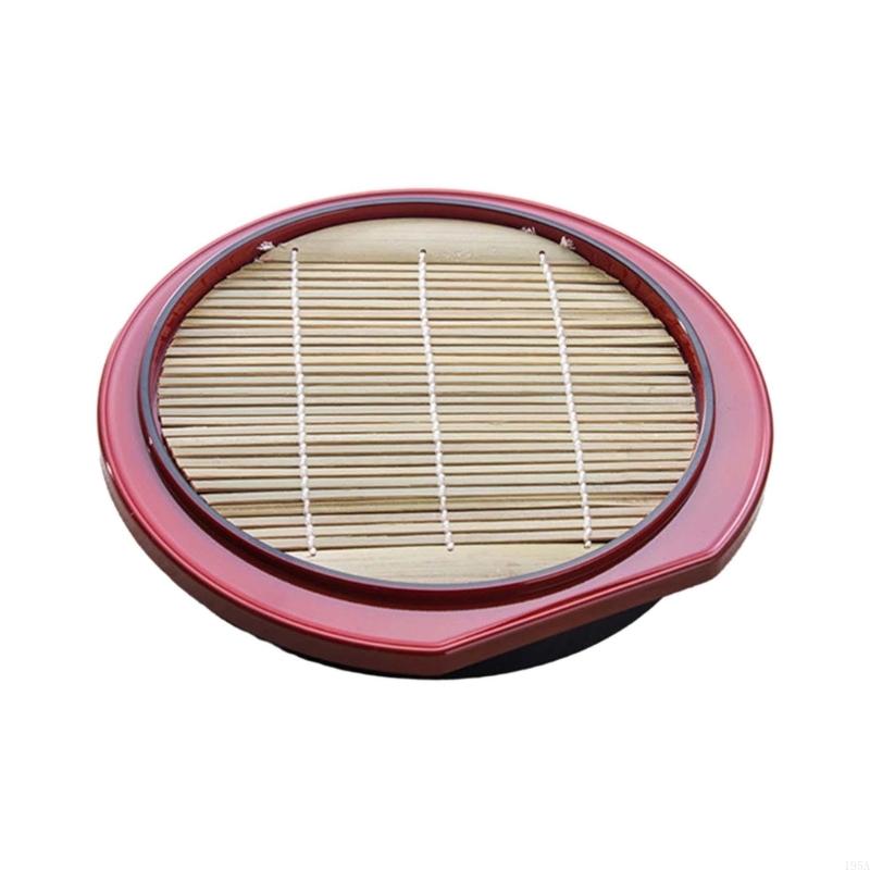 Soba-Nudel-Teller Melamin-Speiseteller Vorspeisen-Tablett Sashimi-Platte Mit Abtropfmatte für Zuhause Party-Treffen Restaurant