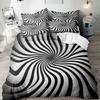 Graphics Series 3D Digital Printing Three-Piece Bedding Kit Bed Sheet Quilt Cover
