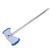 Portable Swimming Pool Cleaner Set Suction Head Telescopic Rod with Brush Pool Cleaning Tool