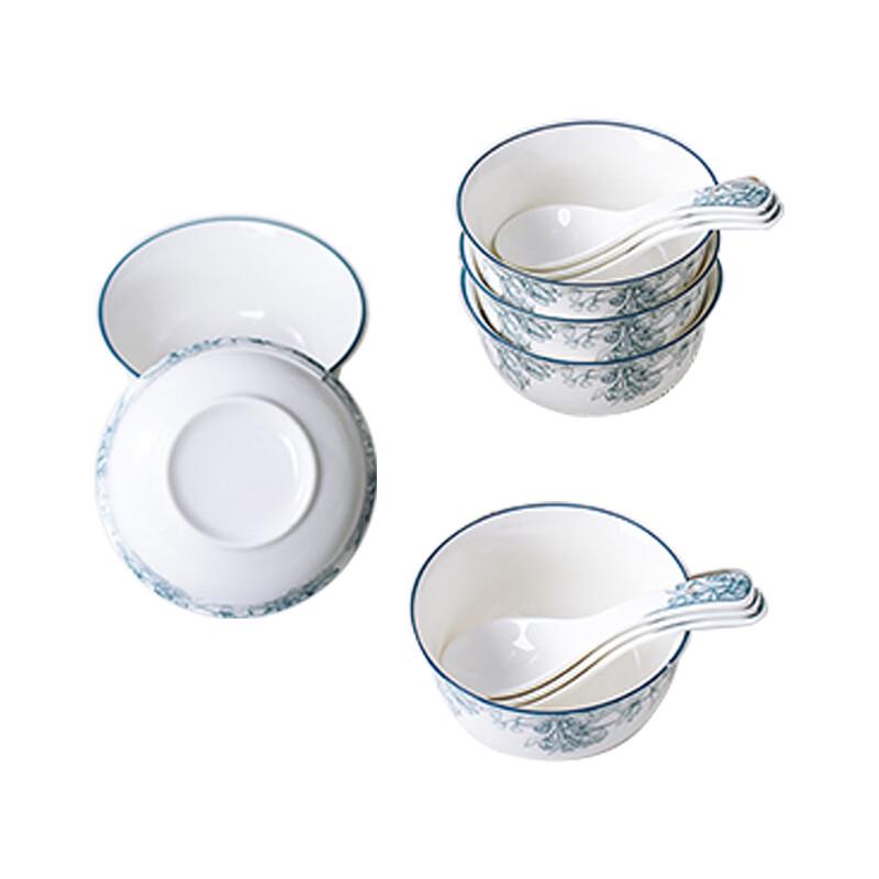 ZIPOYA 12-Piece Chinese Ceramic Dinnerware Set